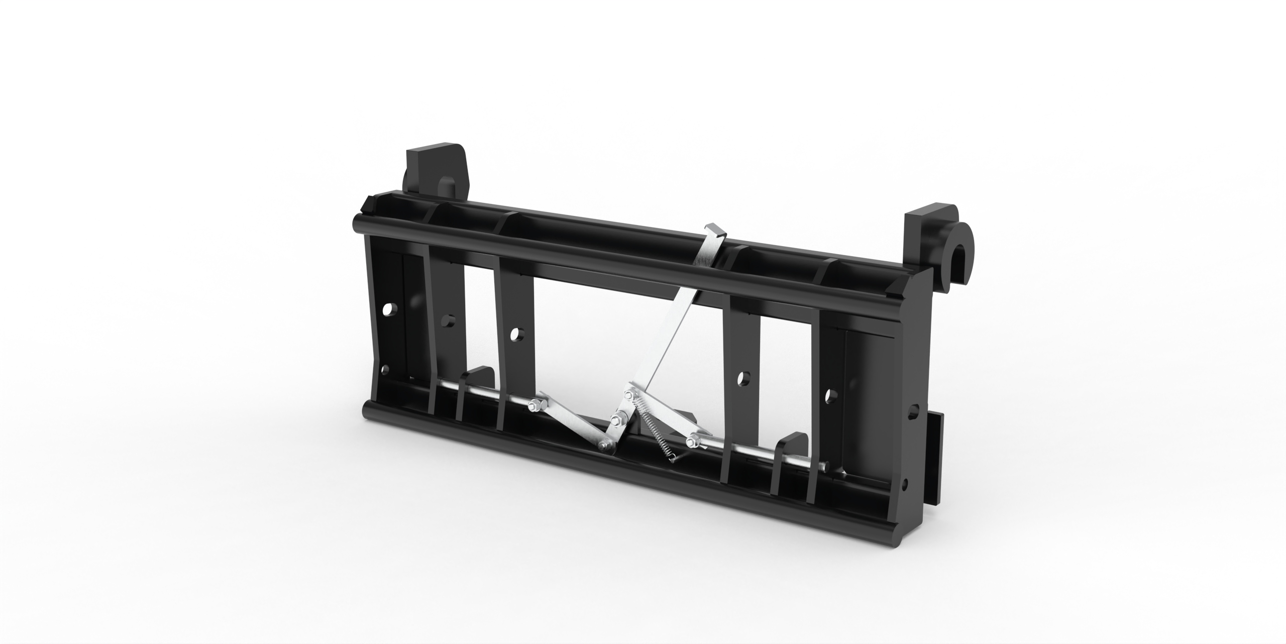 Adapter von Radlader auf Euroaufnahme, Schnellwechsler Merlo ZM2 Mechanische Verriegelung