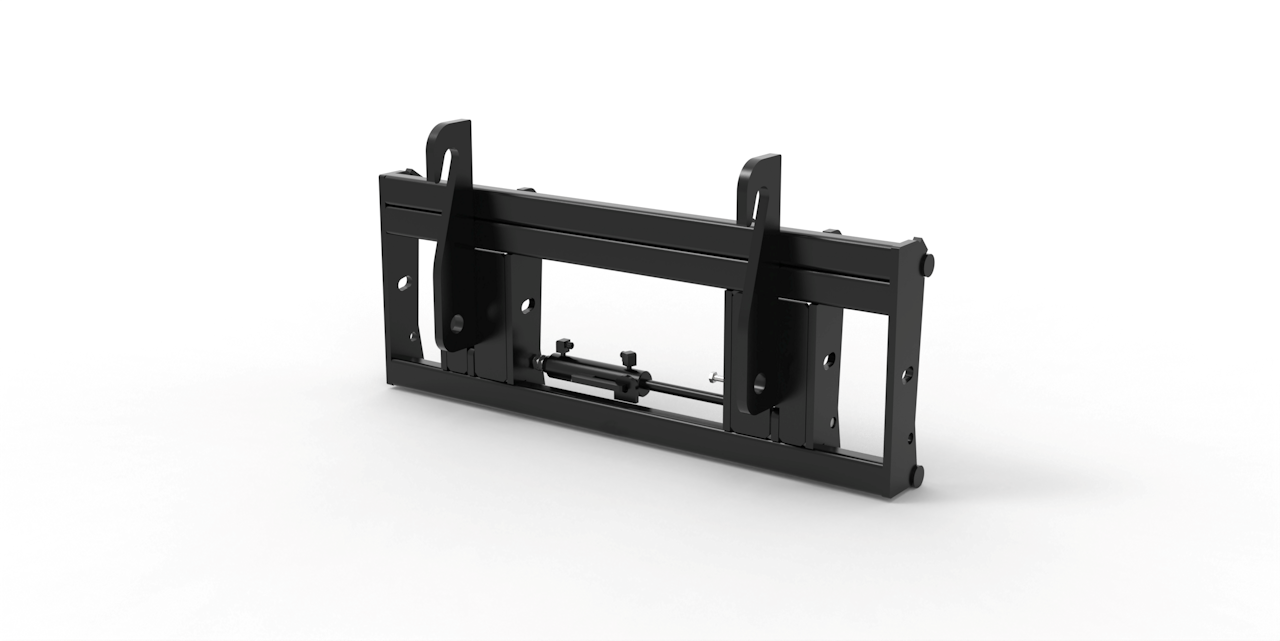 Joma-Tech Adapter von Radlader auf Euroaufnahme - Schnellwechsler Weidemann 40x37x325mm Hydraulische Verrieglung