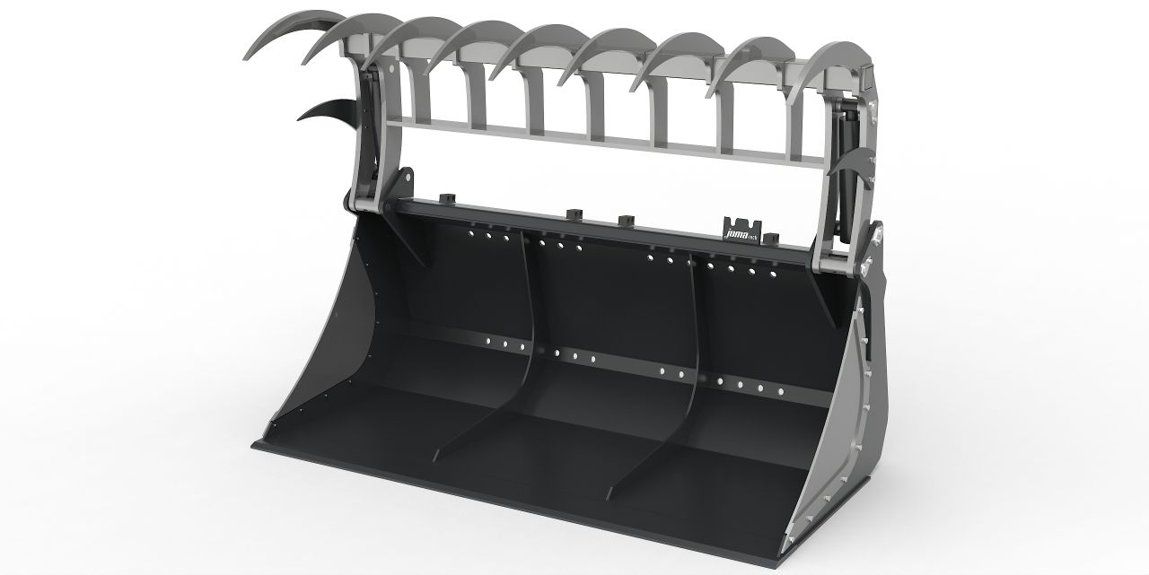 Greifschaufel Joma-Tech Powergrip für Radlader - [ 1100mm einteilig ]