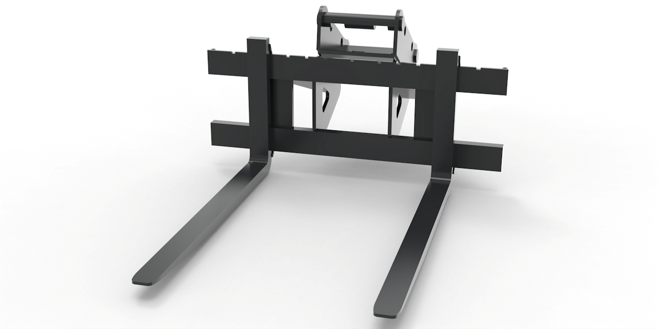 Palettengabel Vetter FEM 2 Baggeraufnahme Lehnhoff MS Aufnahme - [ MS08 / SW08 1100mm ]