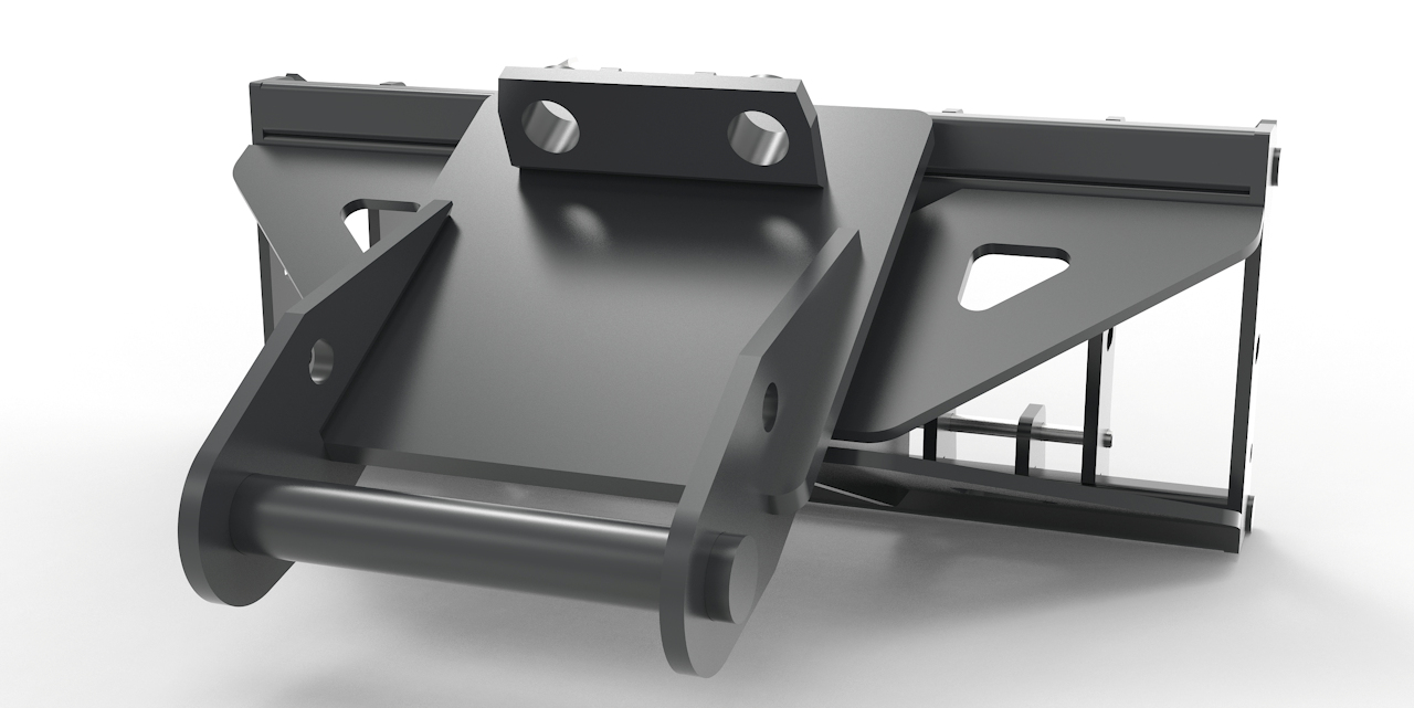 Adapter von Bagger auf Euroaufnahme, Euroadapter Lehnhoff MS10 / SW10 mechanische Verriegelung