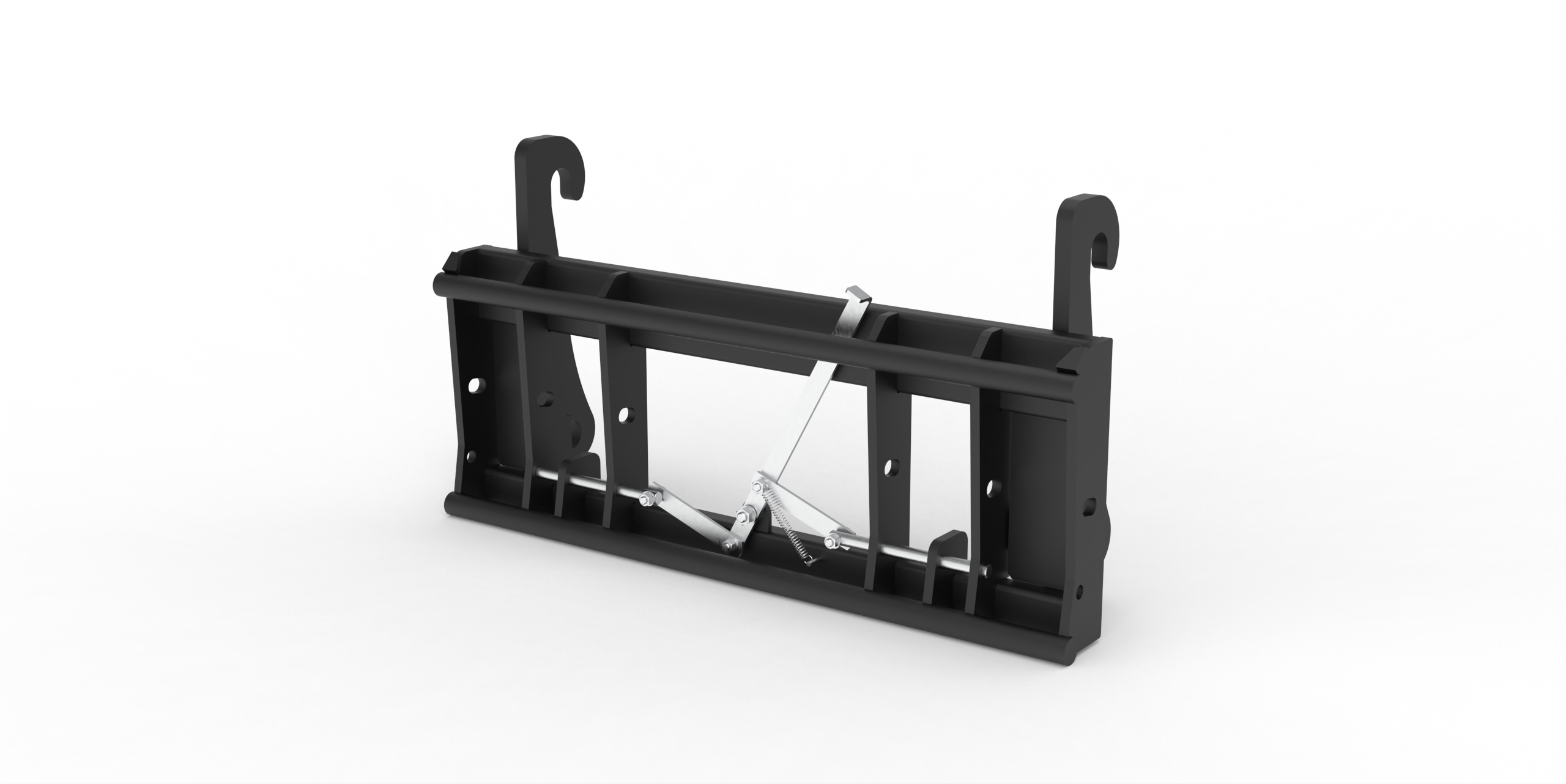 Adapter von Radlader auf Euroaufnahme - Schnellwechsler Claas Scorpion 50x50x435mm Mechanisch