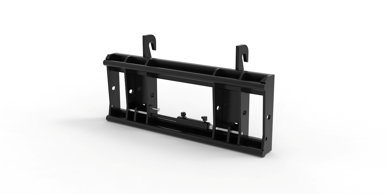 Joma-Tech Adapter von Radlader auf Euroaufnahme - Schnellwechsler Weidemann 40x37x325mm Hydraulische Verrieglung