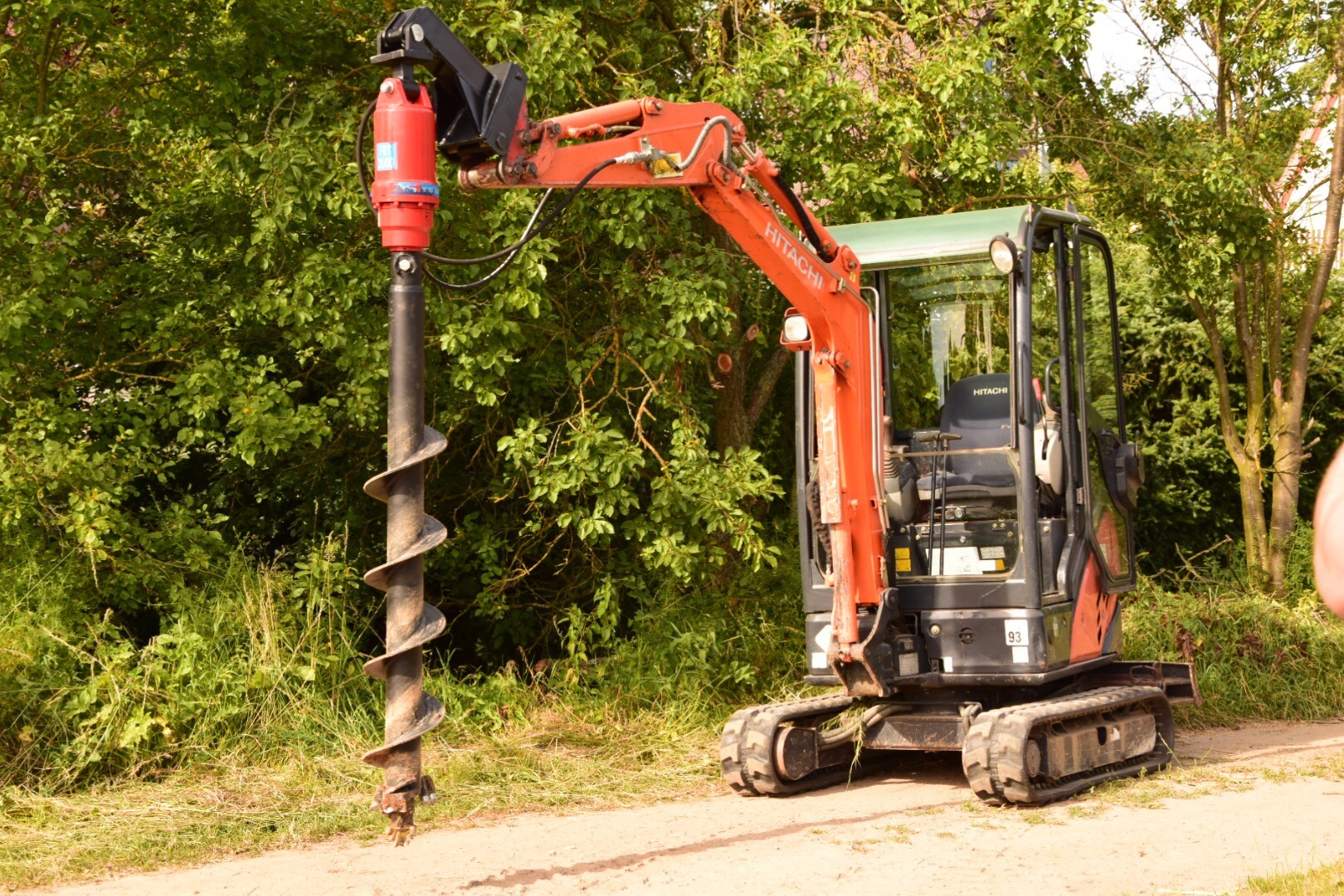 Bohrantrieb für Erdbohrer/Bohrschnecke,  Minibagger - [ X2000 1871Nm  ] 