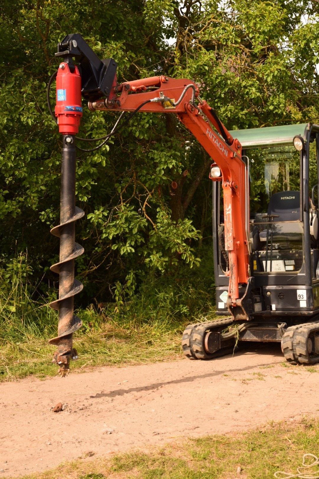 Bohrantrieb für Erdbohrer/Bohrschnecke,  Minibagger - [ X2000 1871Nm  ] 