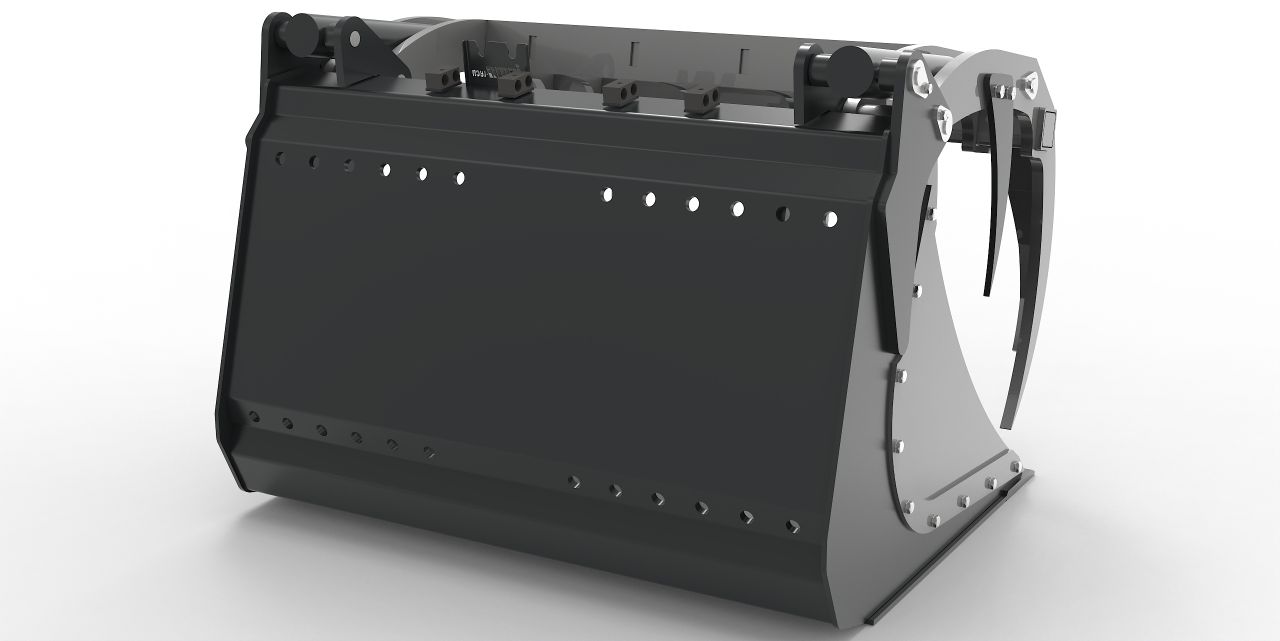 Greifschaufel Joma-Tech Powergrip für Radlader - [ 1100mm einteilig ]