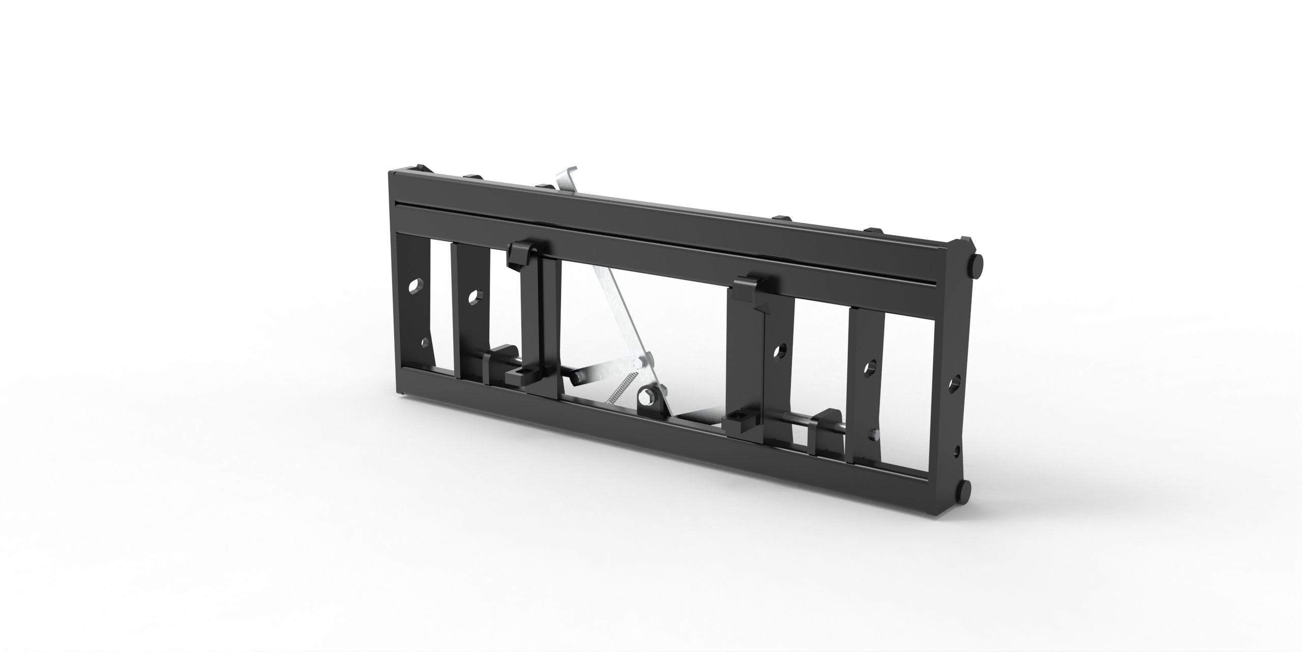 Adapter von Radlader auf Euroaufnahme - Schnellwechsler Avant/Multi-one/Giant 20x26x213mm Mechanisch