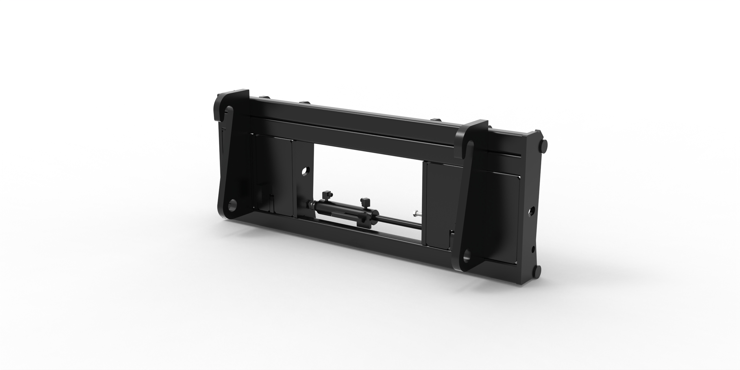 Adapter von Radlader auf Euroaufnahme, Euroadapter, Schnellwechsler 40x40x312 erhöht Hydraulische Verrieglung