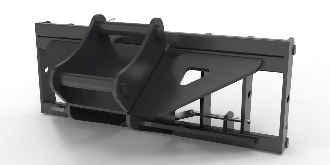 Adapter von Bagger auf Euroaufnahme, Euroadapter Martin M10 mechanische Verriegelung