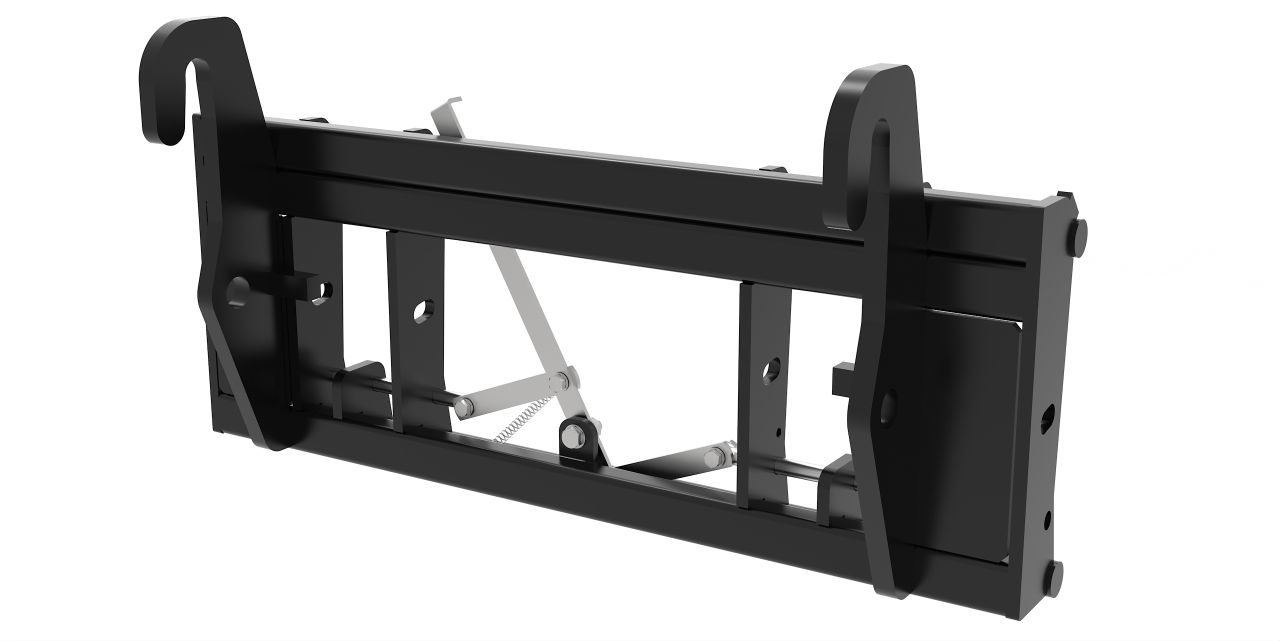 Adapter von Radlader auf Euroaufnahme - Schnellwechsler Kramer Gross 40x40x280mm Mechanisch