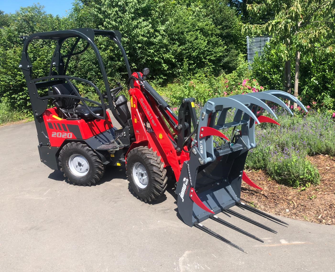 Krokodilgebiss Joma-Tech Powergrip für Radlader, Krokogebiss - [ 1200mm einteilig ] 