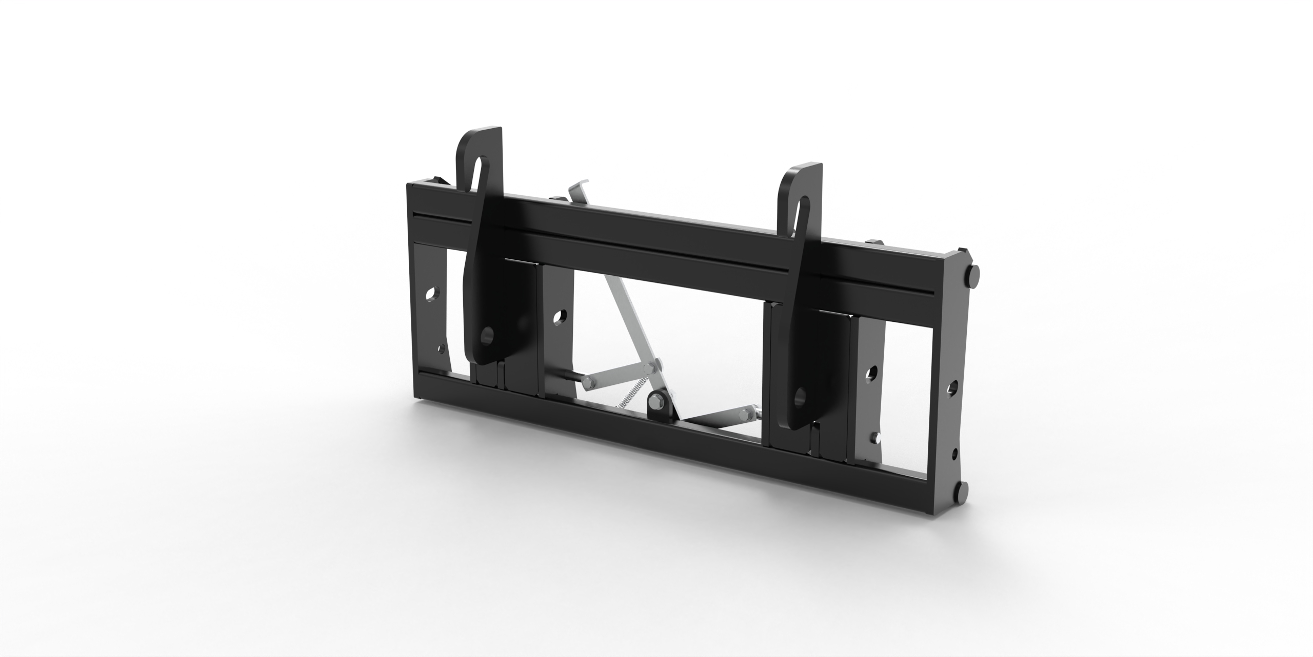 Adapter von Radlader auf Euroaufnahme - Schnellwechsler Weidemann 40x37x325mm Mechanisch